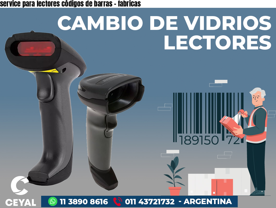 service para lectores códigos de barras – fabricas