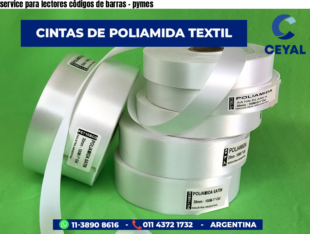 service para lectores códigos de barras - pymes