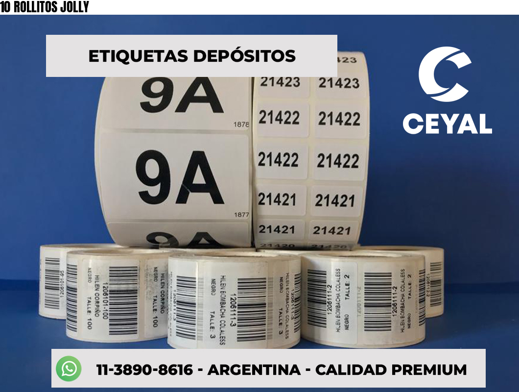 10 ROLLITOS JOLLY