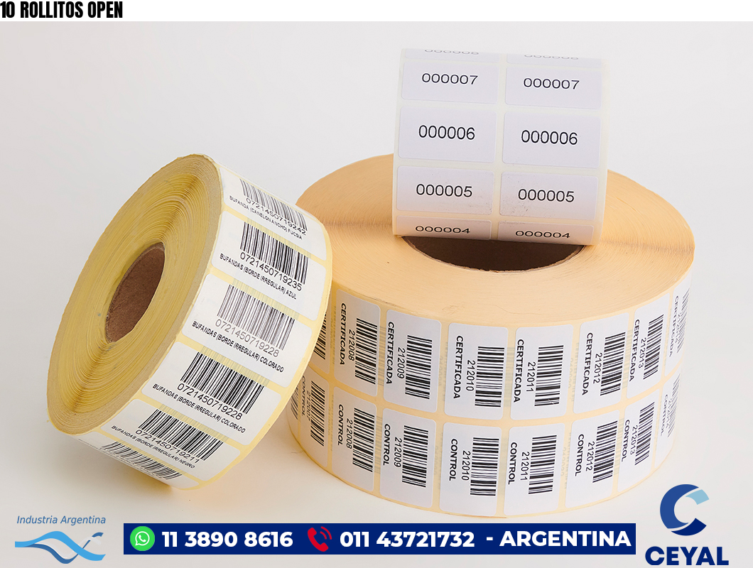 10 ROLLITOS OPEN