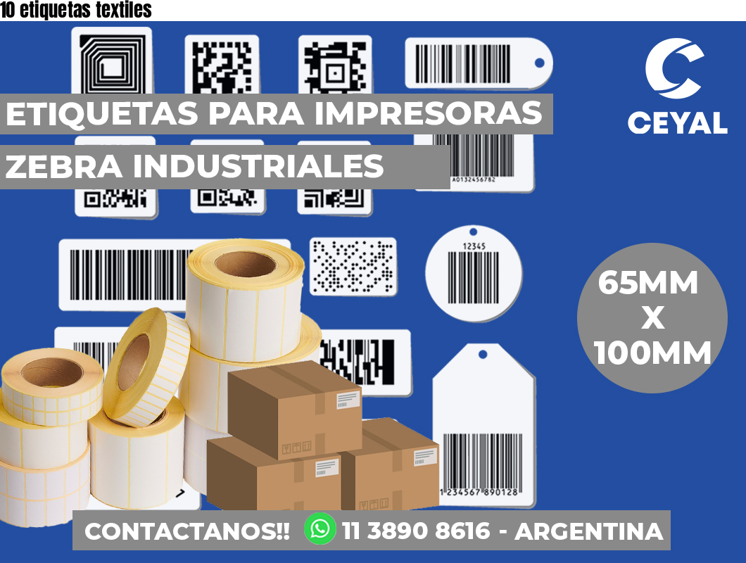 10 etiquetas textiles
