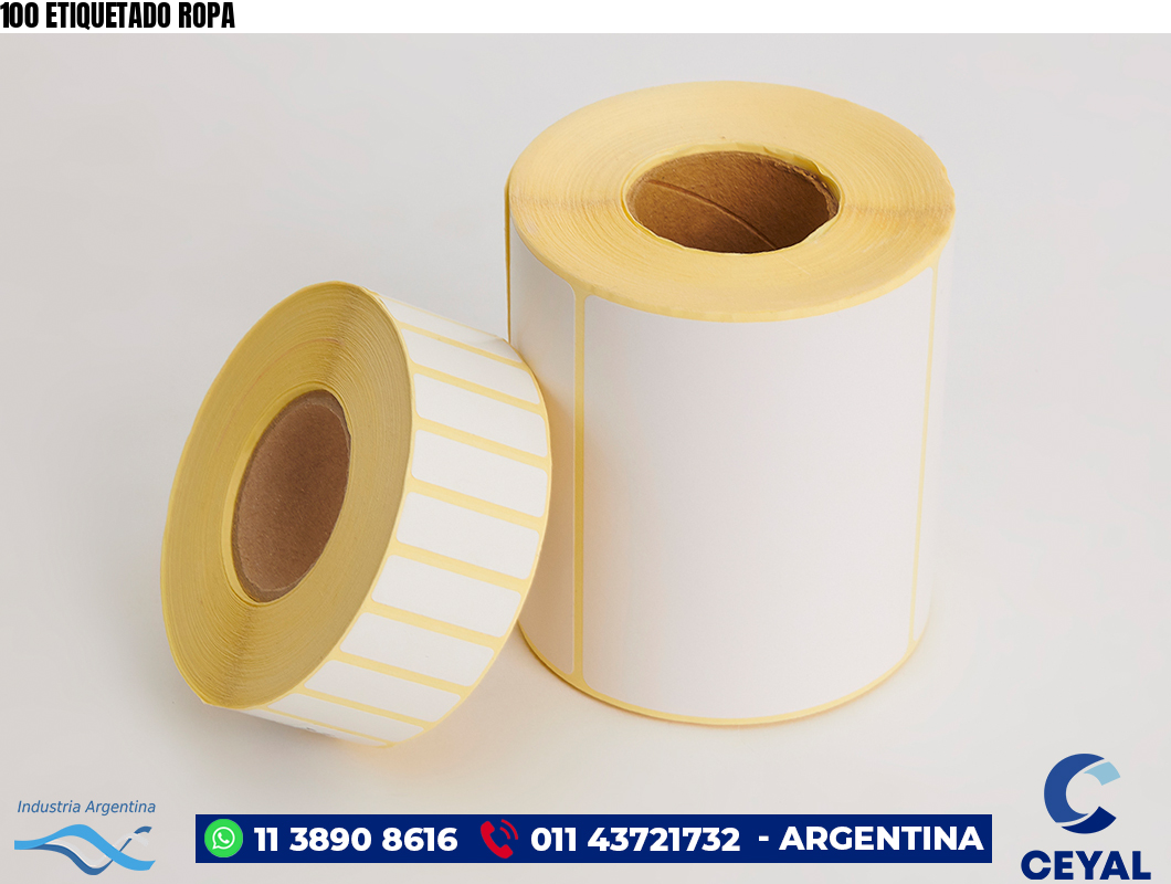 100 ETIQUETADO ROPA