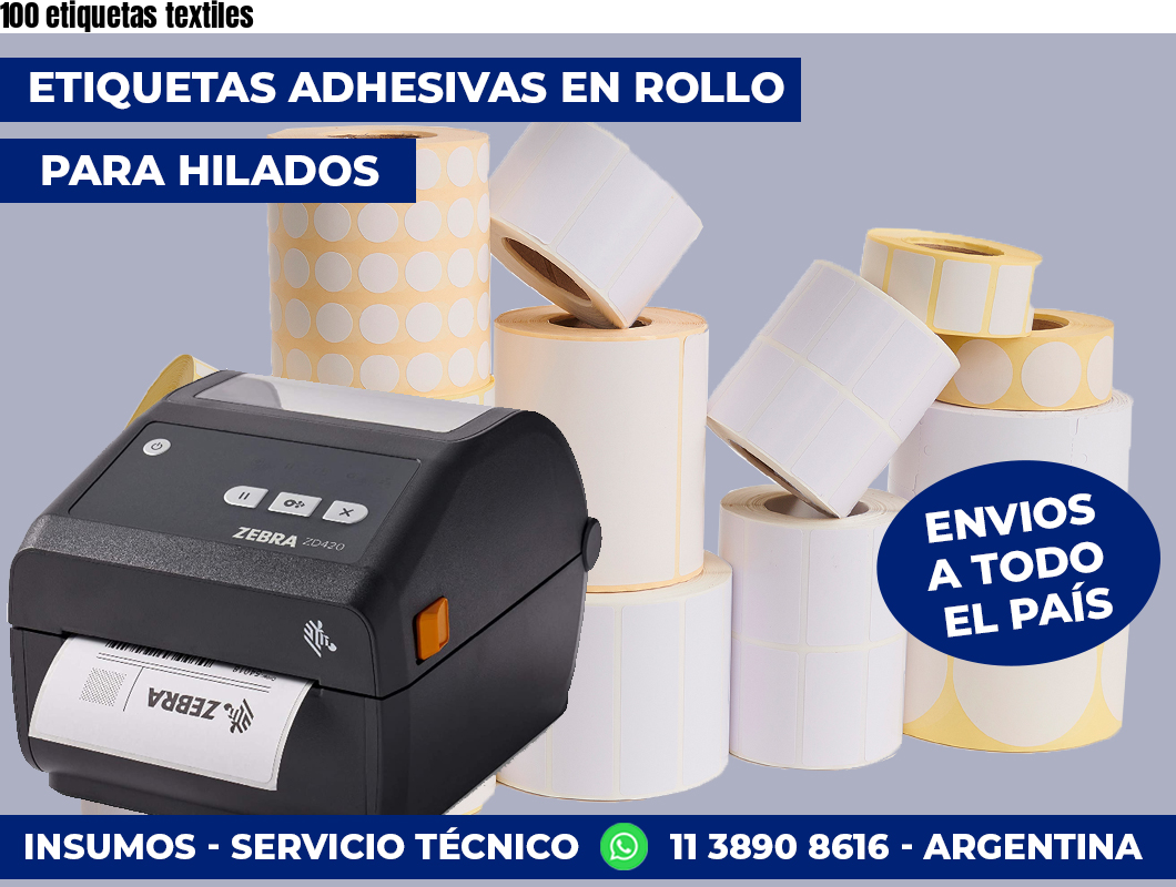 100 etiquetas textiles