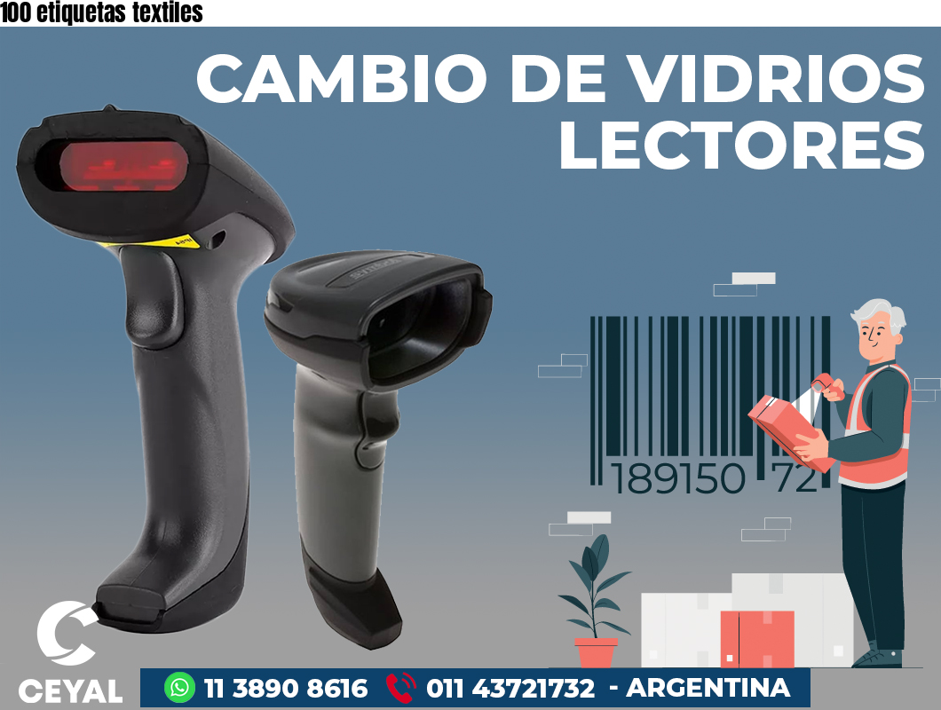 100 etiquetas textiles