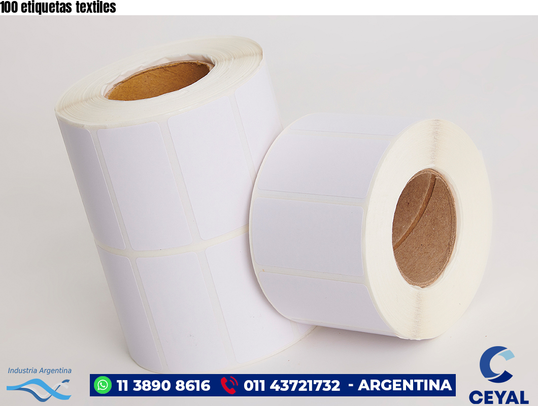 100 etiquetas textiles
