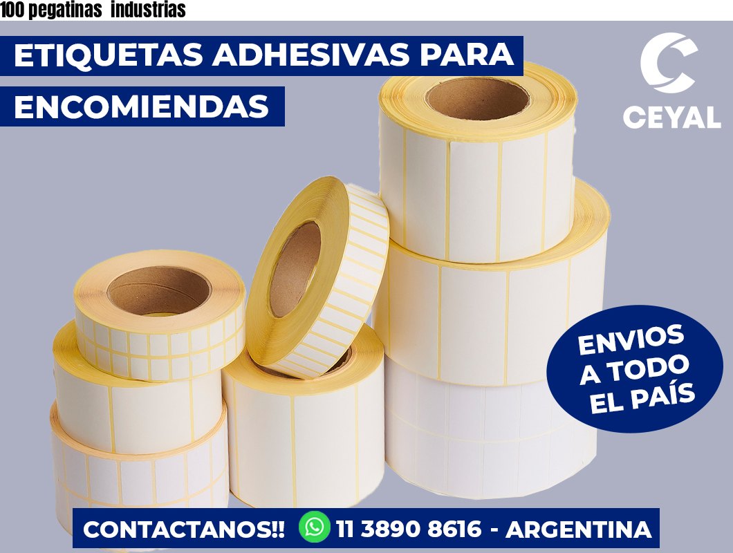 100 pegatinas industrias