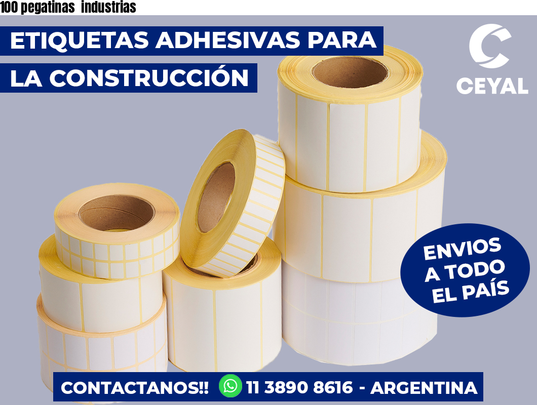 100 pegatinas industrias