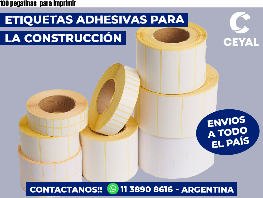 100 pegatinas para imprimir