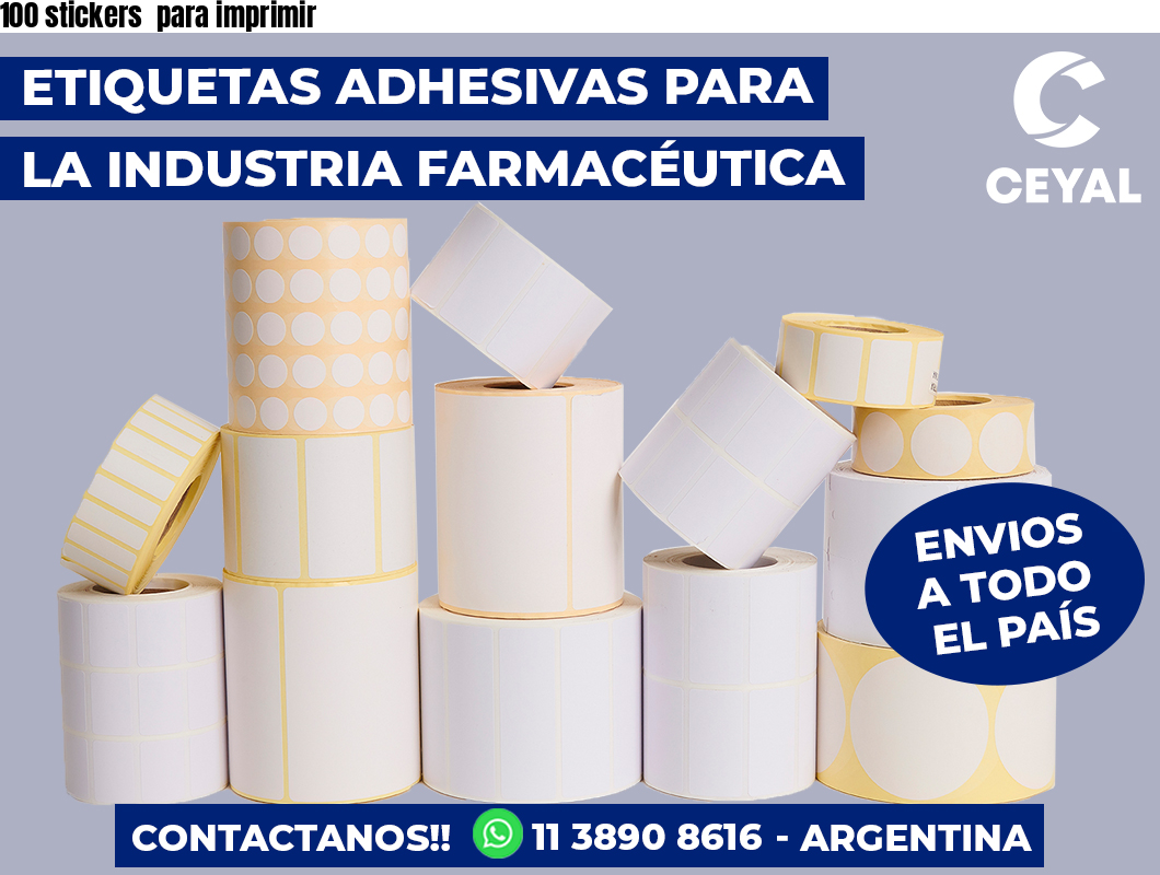 100 stickers para imprimir