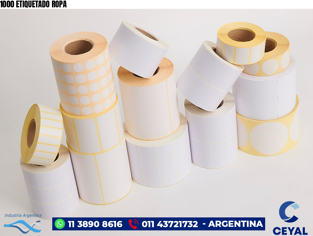 1000 ETIQUETADO ROPA