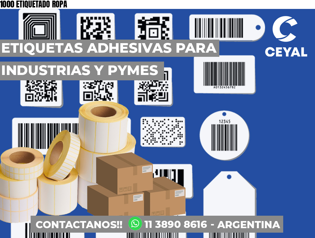 1000 ETIQUETADO ROPA
