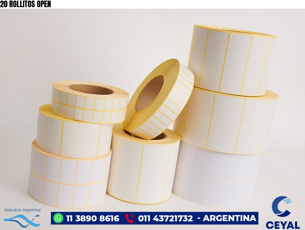 20 ROLLITOS OPEN