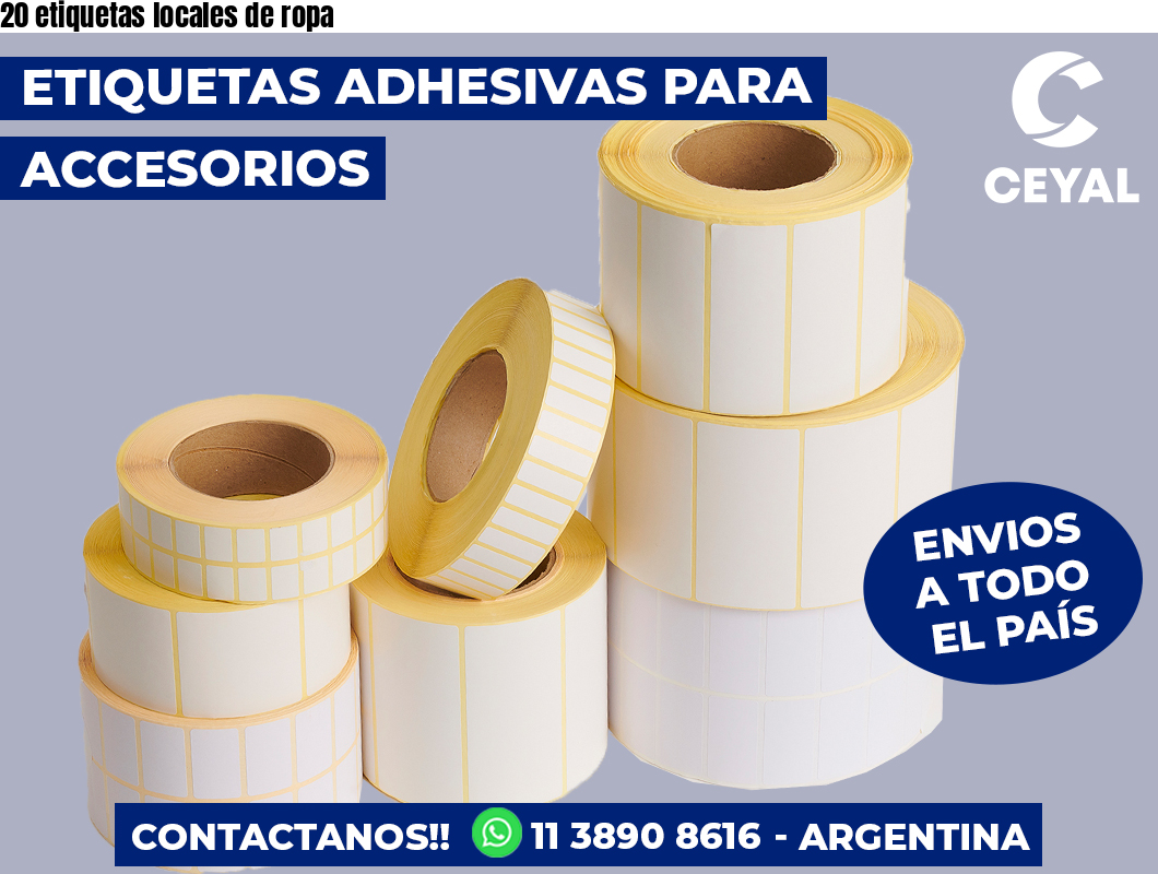 20 etiquetas locales de ropa