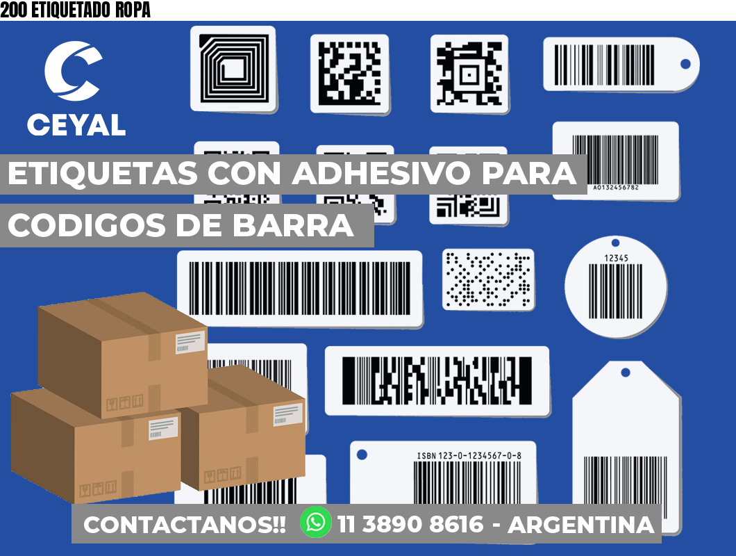 200 ETIQUETADO ROPA