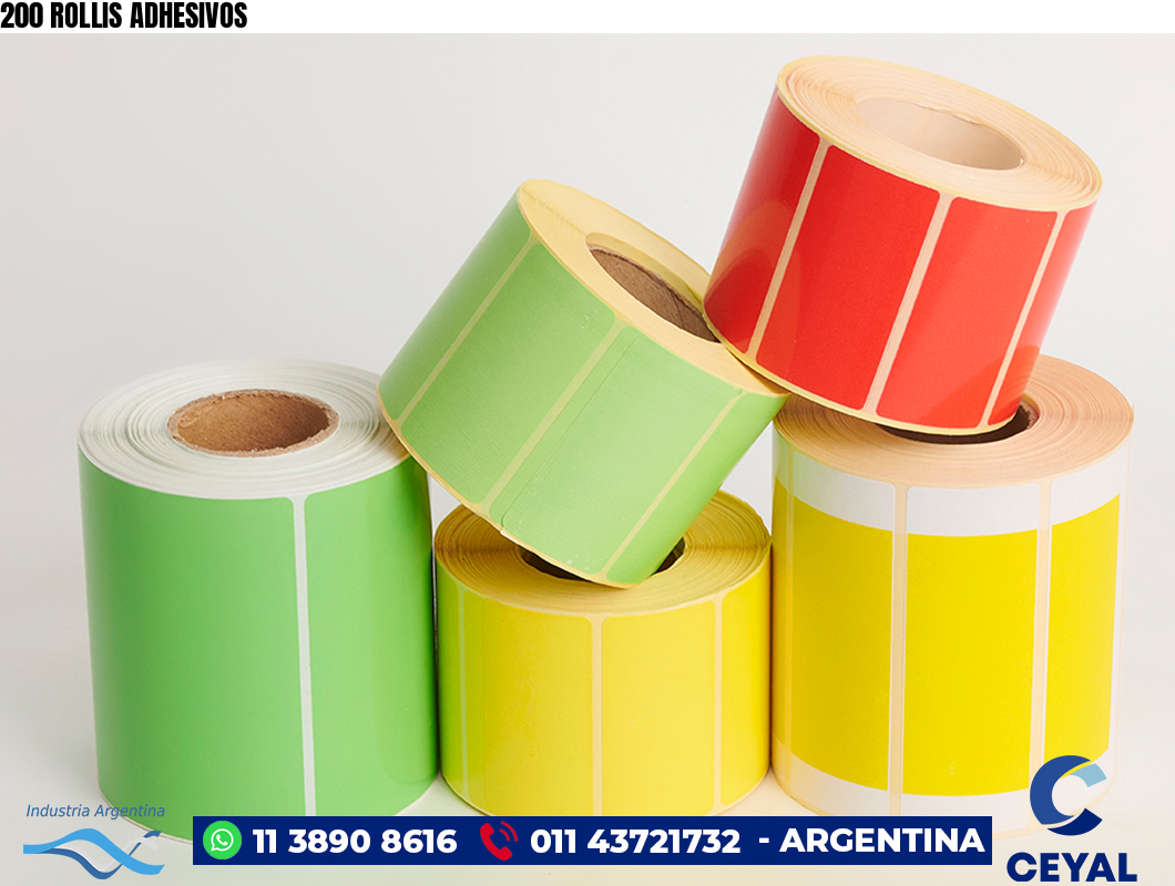 200 ROLLIS ADHESIVOS