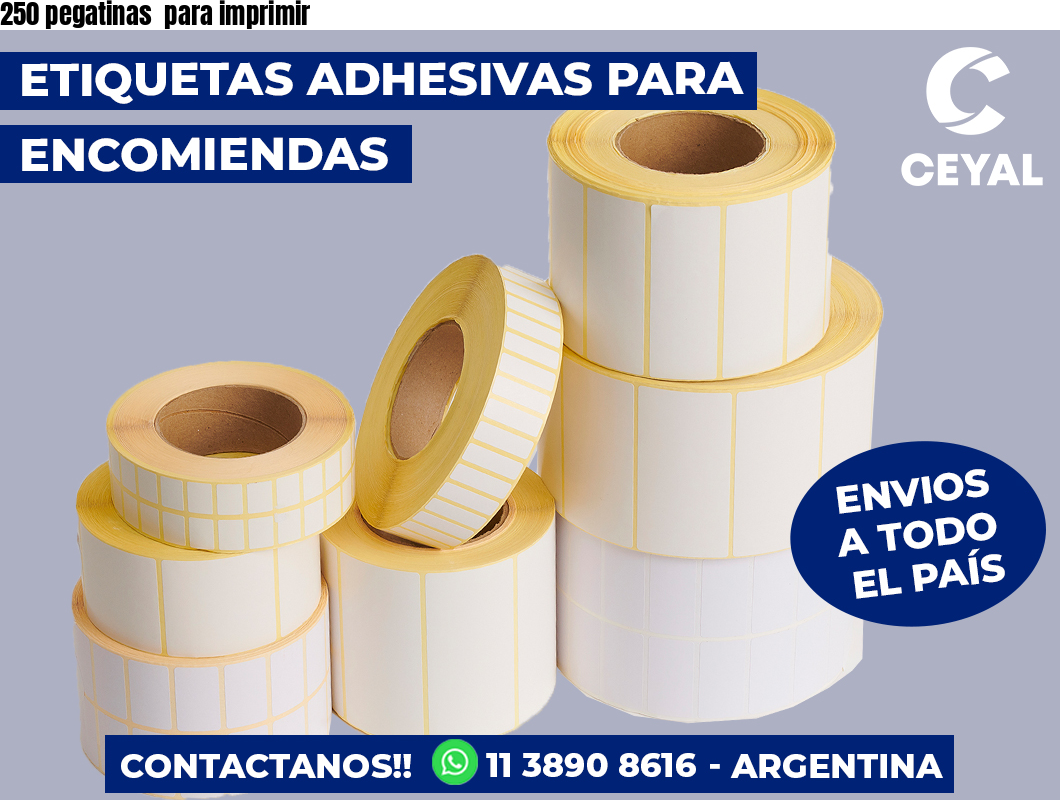 250 pegatinas  para imprimir