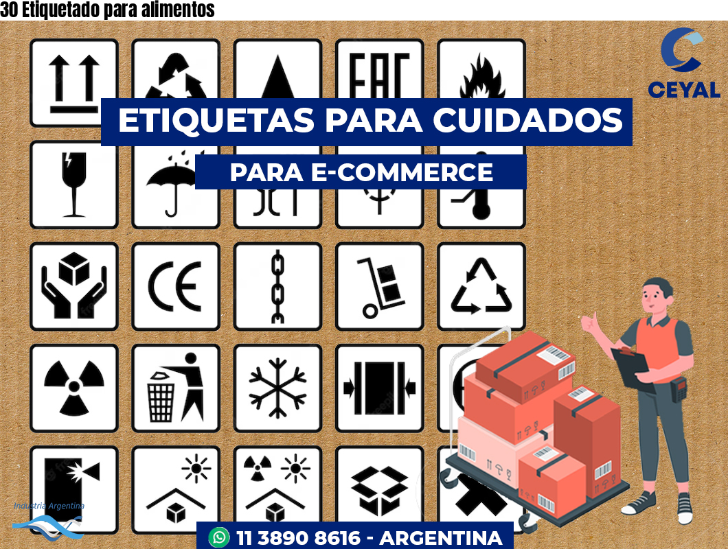 30 Etiquetado para alimentos
