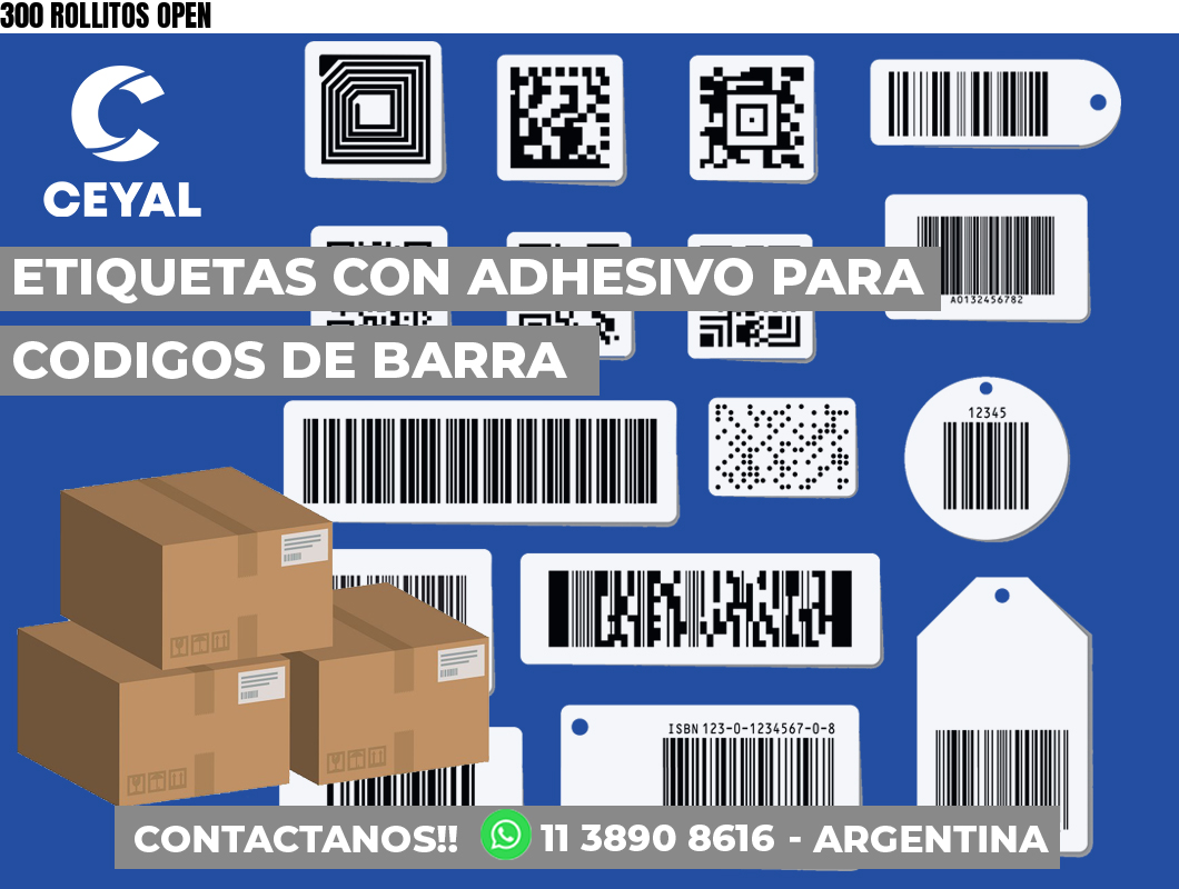 300 ROLLITOS OPEN