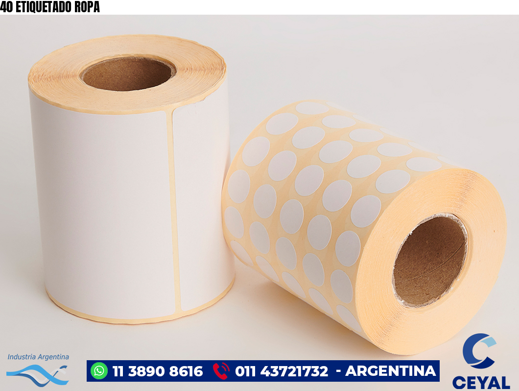 40 ETIQUETADO ROPA
