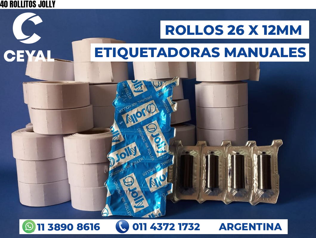 40 ROLLITOS JOLLY