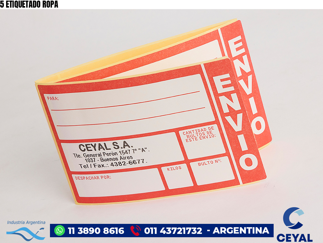 5 ETIQUETADO ROPA
