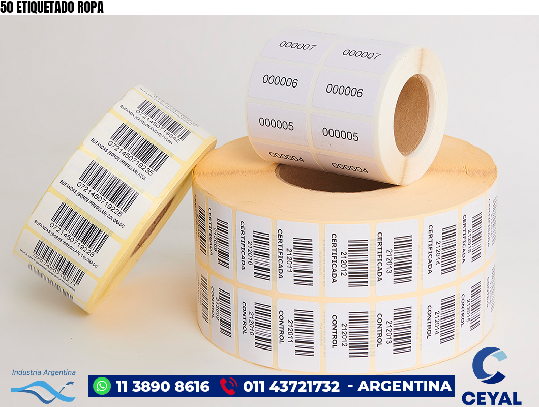50 ETIQUETADO ROPA