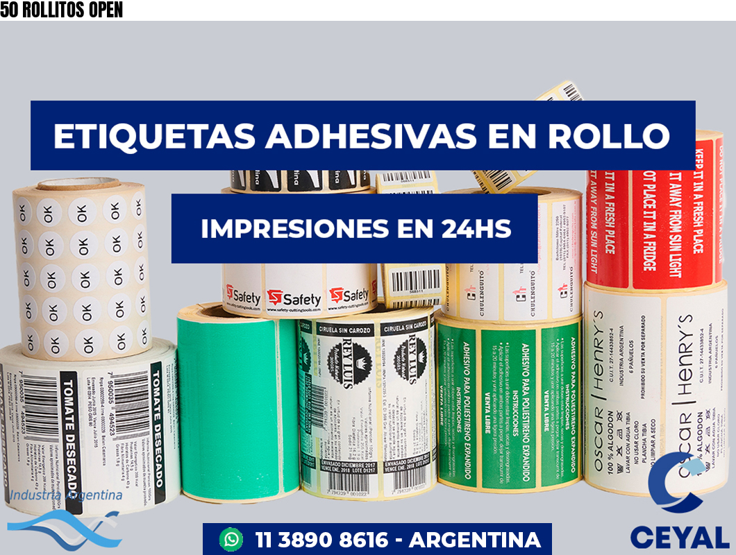 50 ROLLITOS OPEN