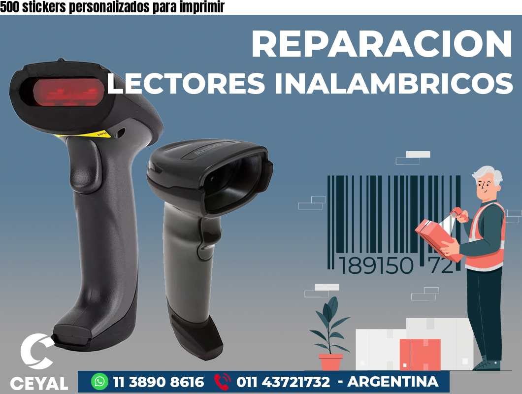 500 stickers personalizados para imprimir