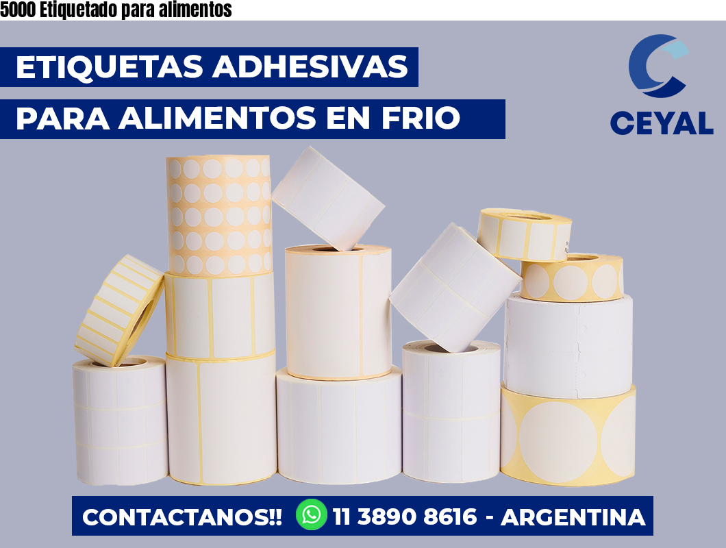 5000 Etiquetado para alimentos