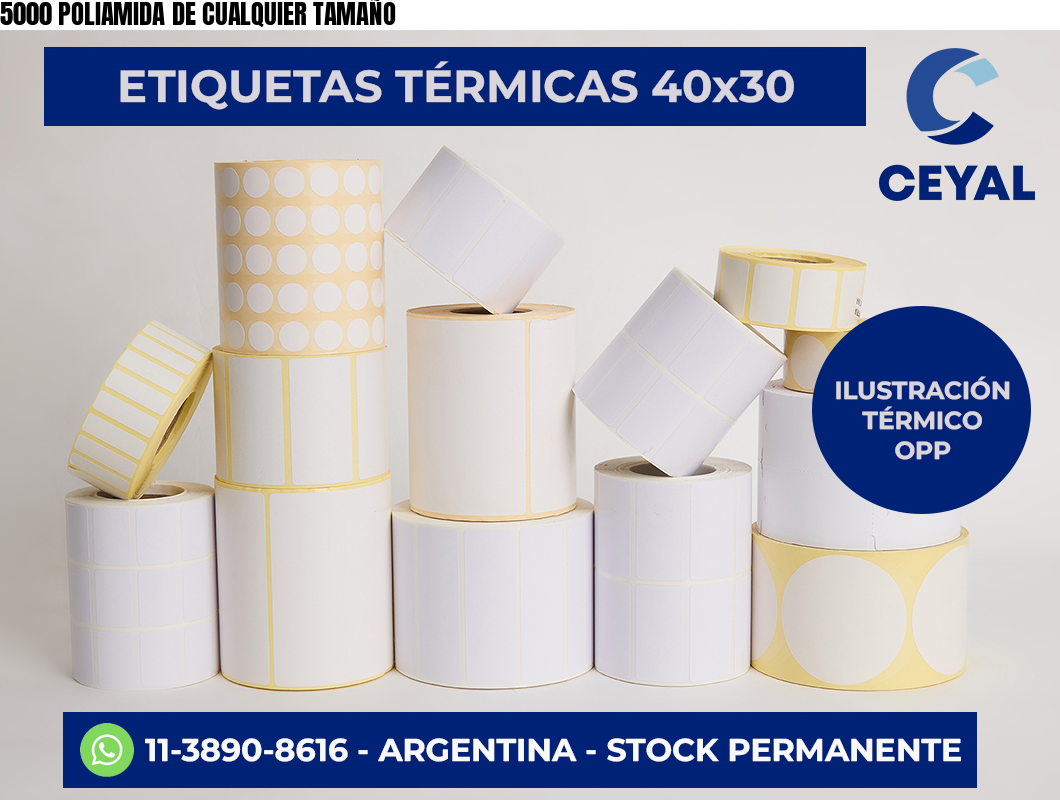 5000 POLIAMIDA DE CUALQUIER TAMAÑO