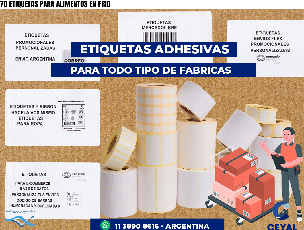 70 ETIQUETAS PARA ALIMENTOS EN FRIO