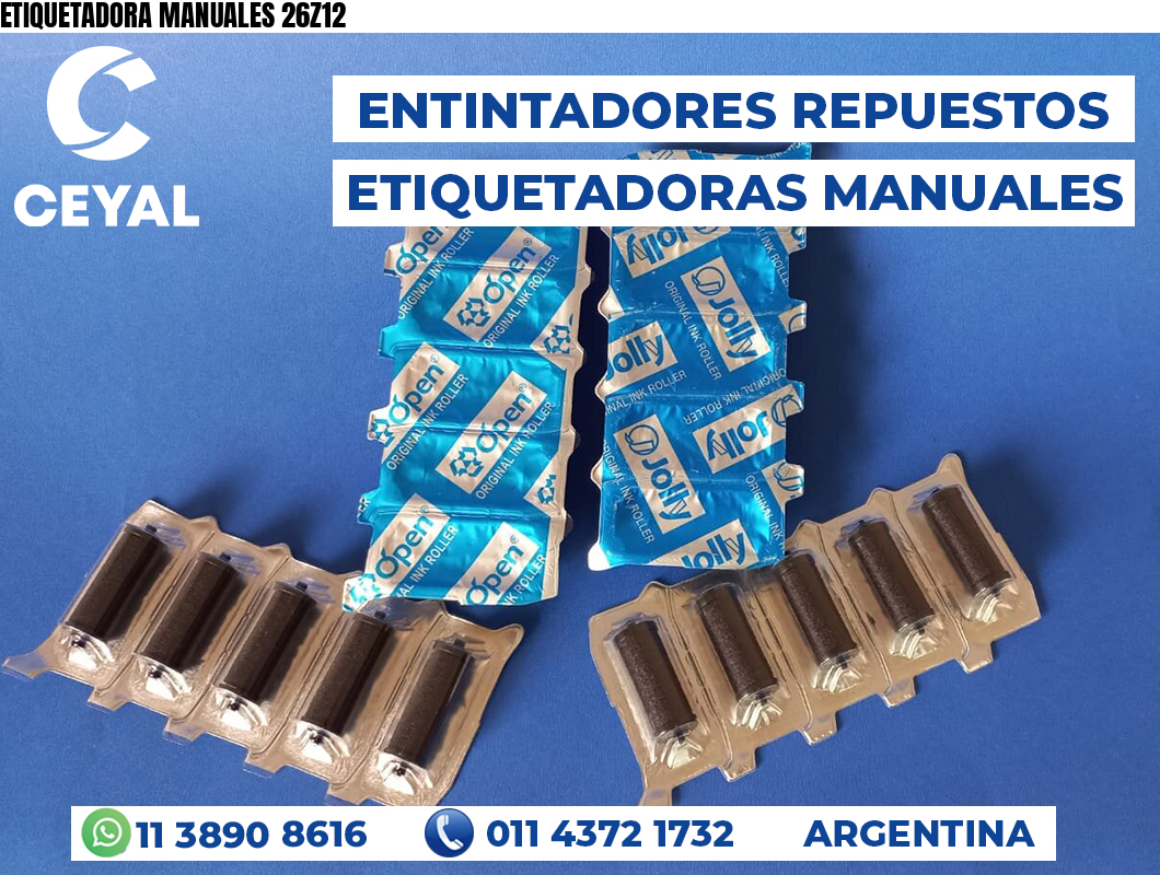 ETIQUETADORA MANUALES 26Z12