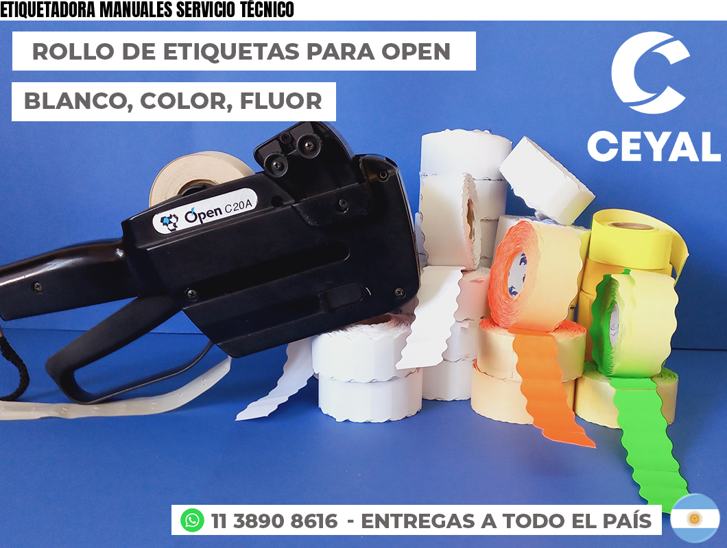 ETIQUETADORA MANUALES SERVICIO TÉCNICO