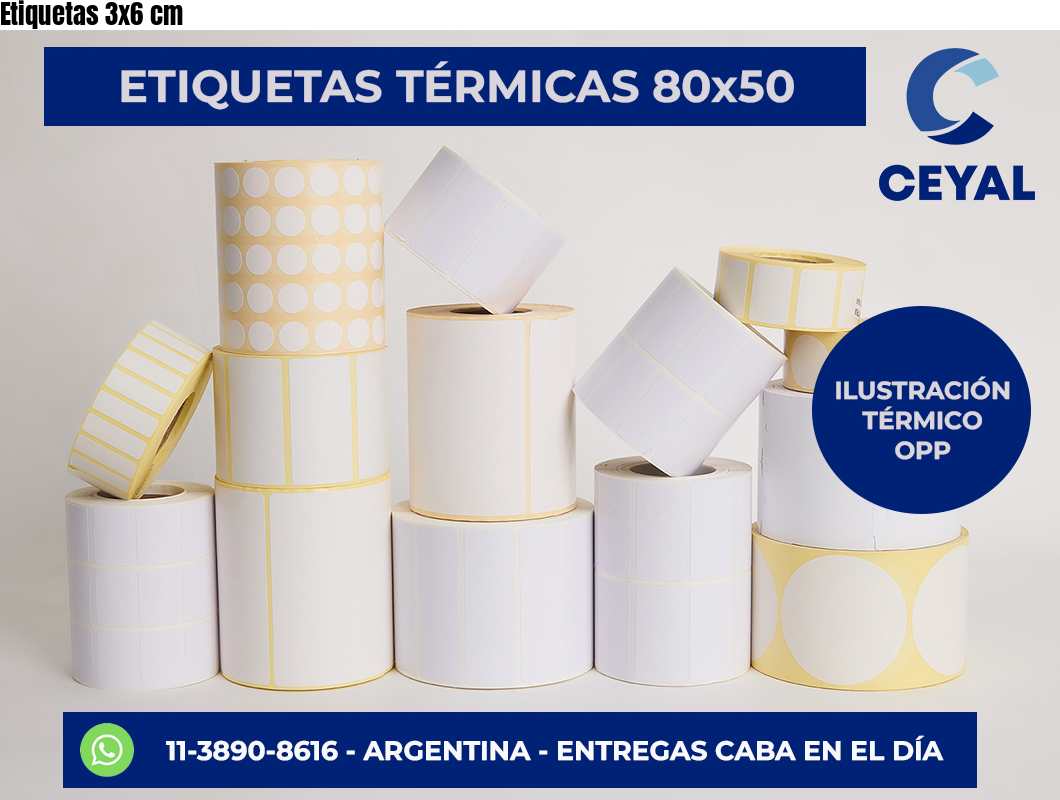 Etiquetas 3×6 cm