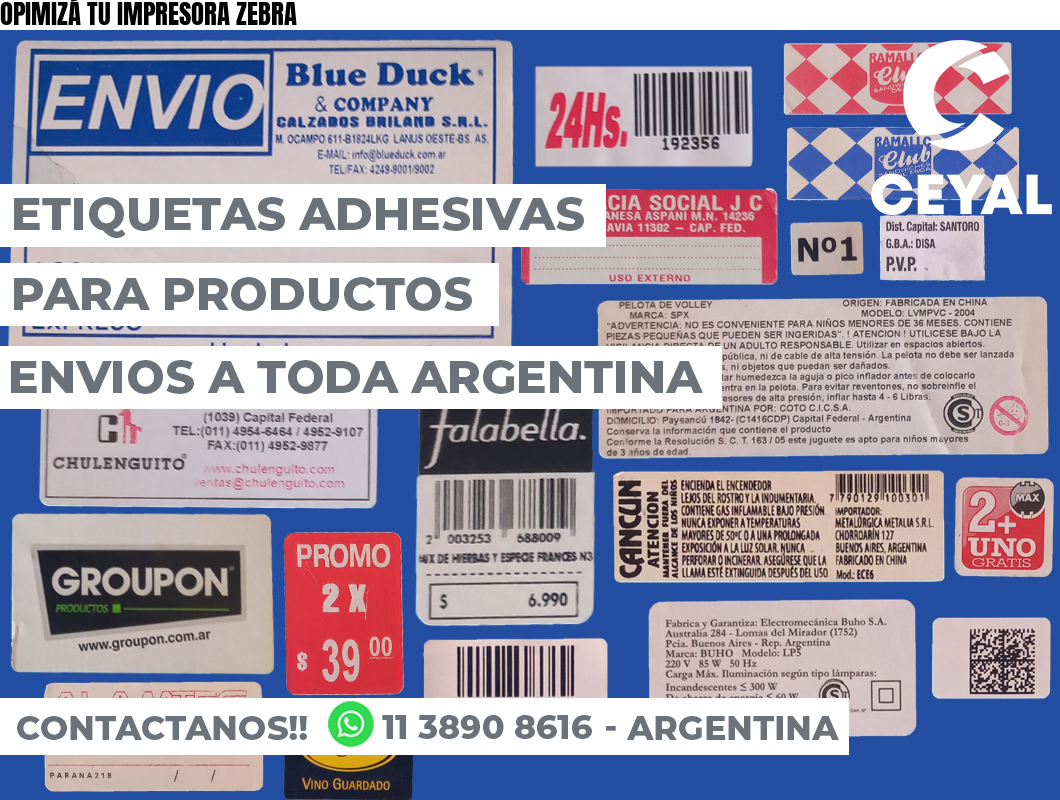 OPIMIZÁ TU IMPRESORA ZEBRA
