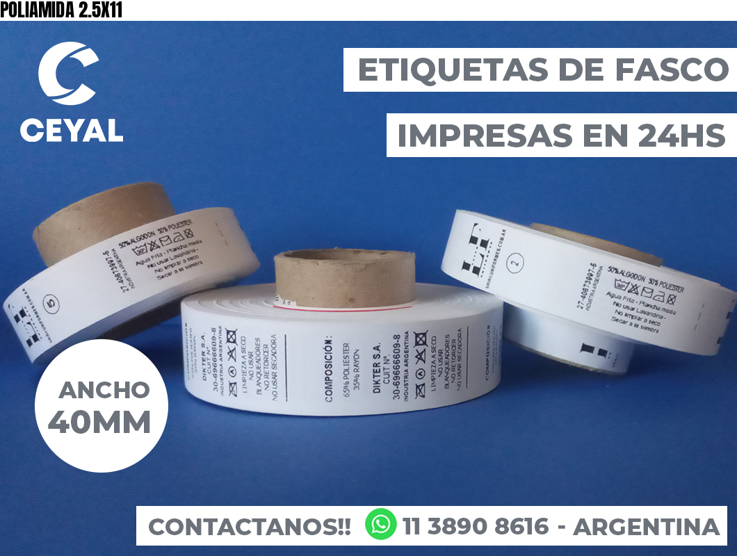 POLIAMIDA 2.5X11