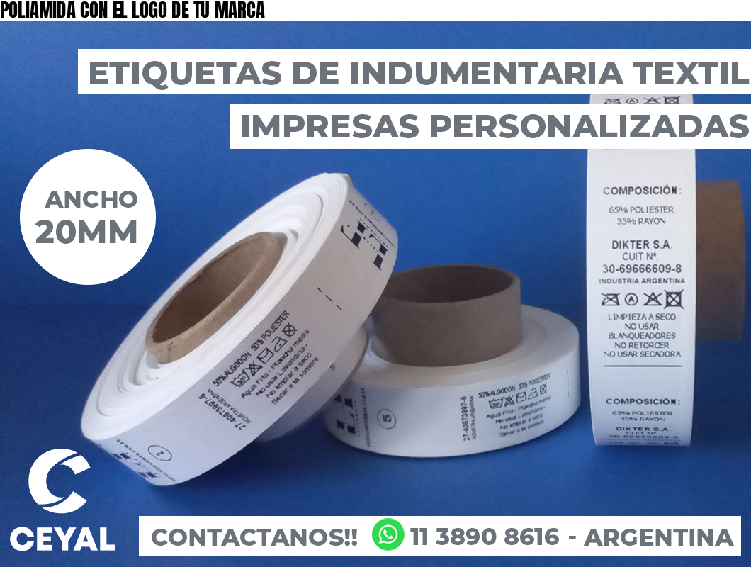 POLIAMIDA CON EL LOGO DE TU MARCA