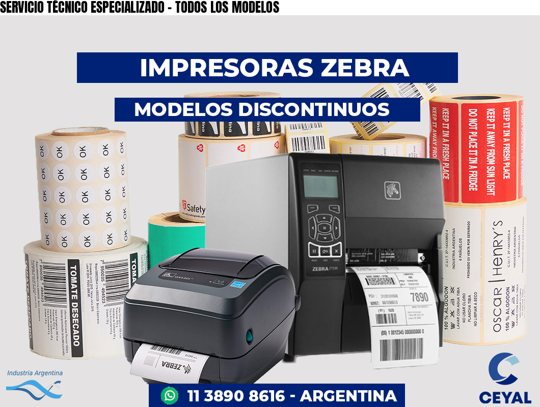SERVICIO TÉCNICO ESPECIALIZADO - TODOS LOS MODELOS