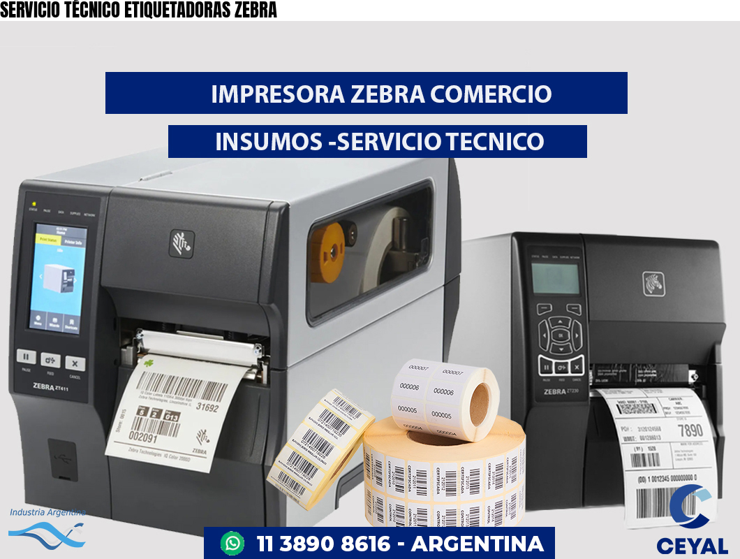 SERVICIO TÉCNICO ETIQUETADORAS ZEBRA