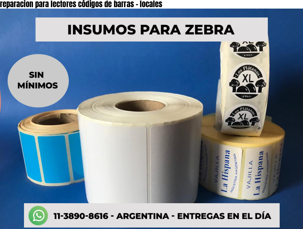 reparacion para lectores códigos de barras - locales