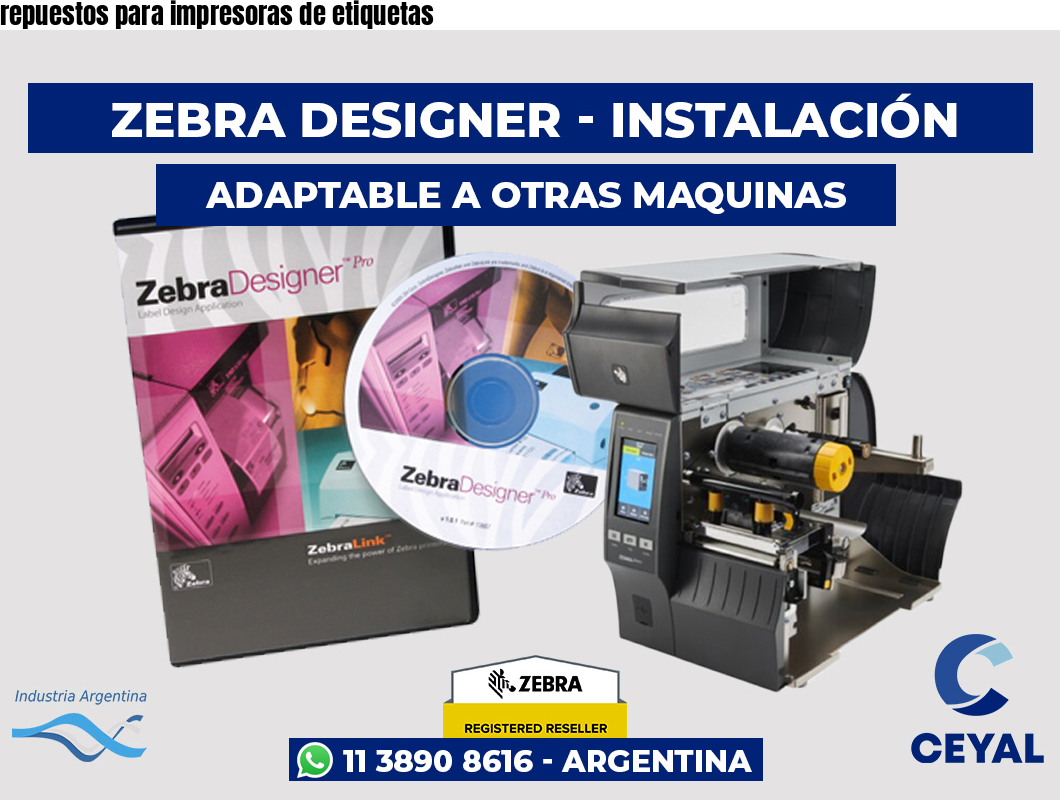 repuestos para impresoras de etiquetas