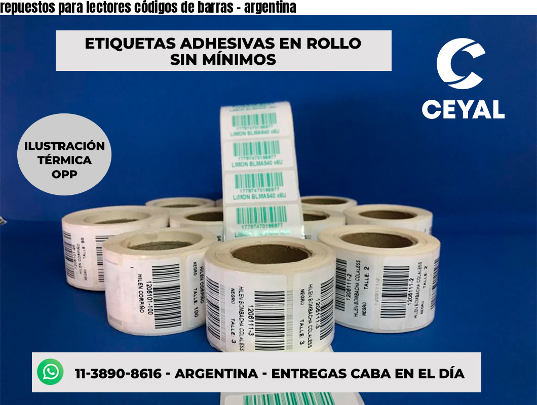 repuestos para lectores códigos de barras - argentina