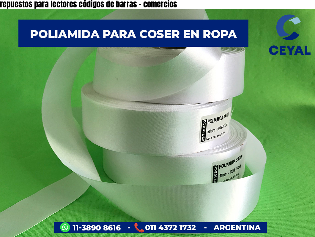 repuestos para lectores códigos de barras - comercios