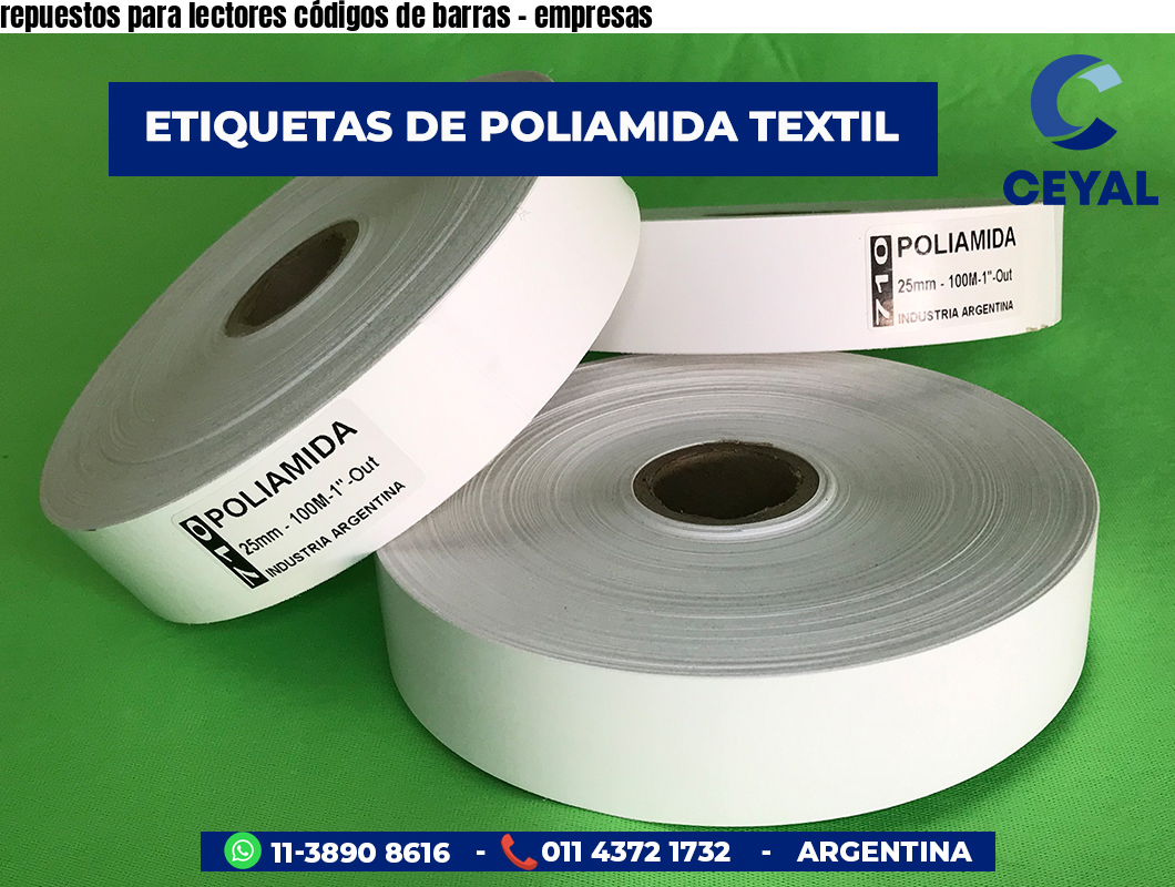 repuestos para lectores códigos de barras - empresas