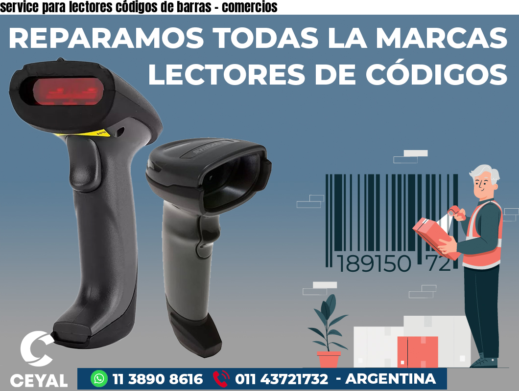 service para lectores códigos de barras – comercios