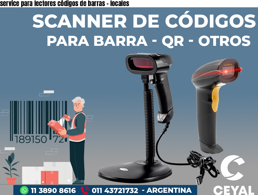 service para lectores códigos de barras – locales