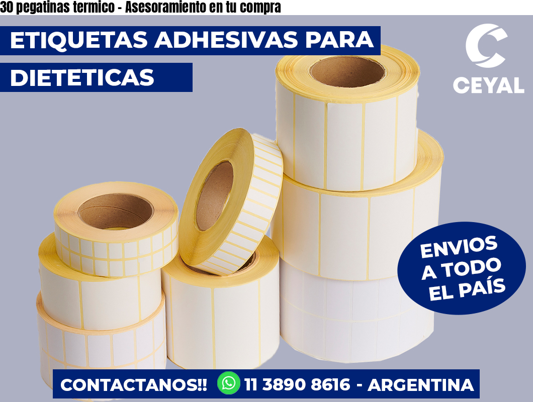 30 pegatinas termico - Asesoramiento en tu compra