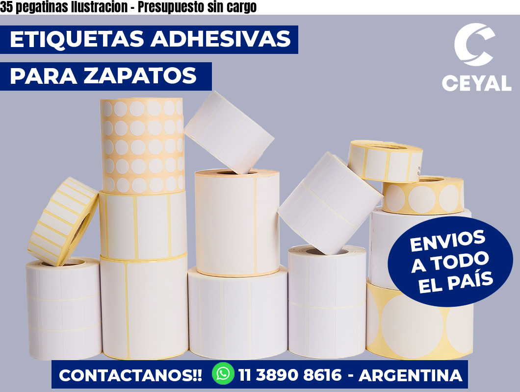 35 pegatinas Ilustracion - Presupuesto sin cargo