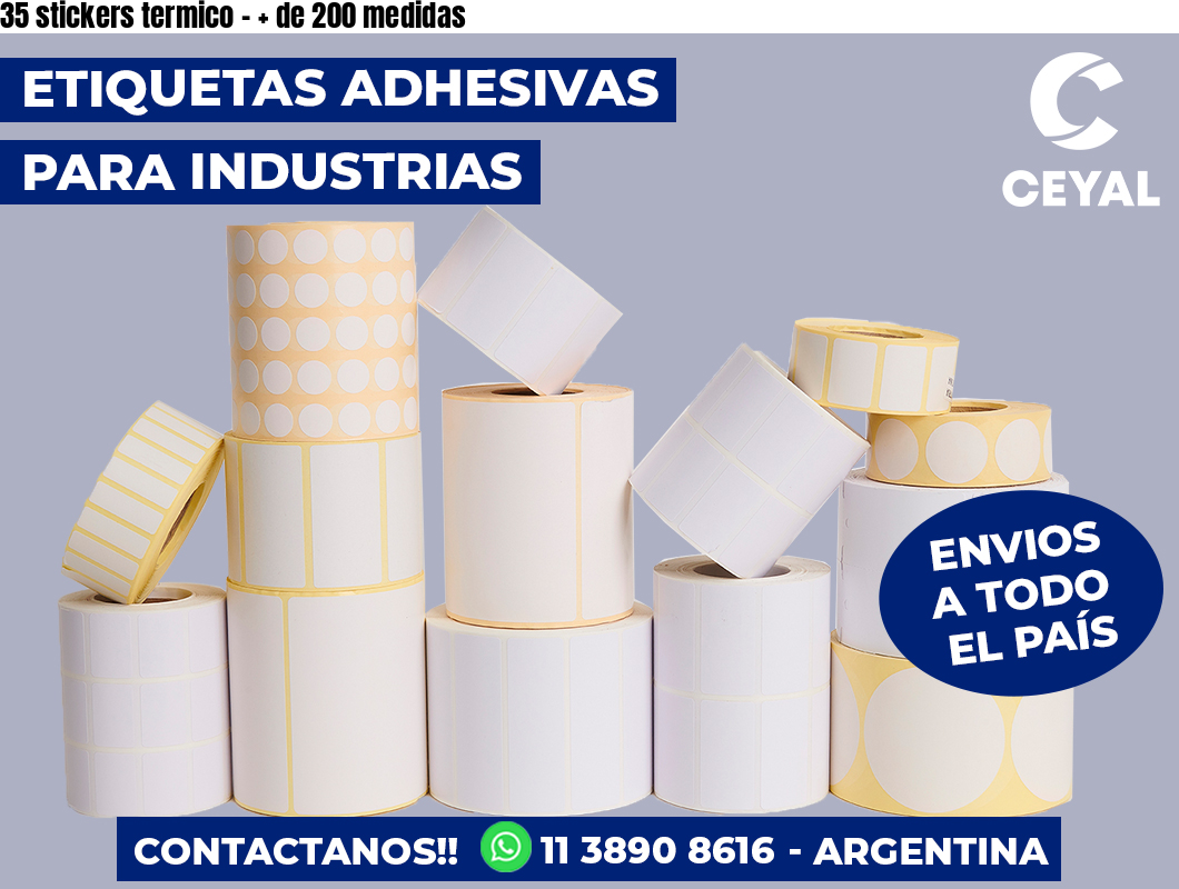35 stickers termico – + de 200 medidas