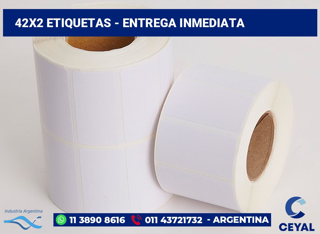 42×2 Etiquetas
